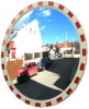 Купить Зеркало дорожное со световозвращающей окантовкой Ø 900 в Краснодаре